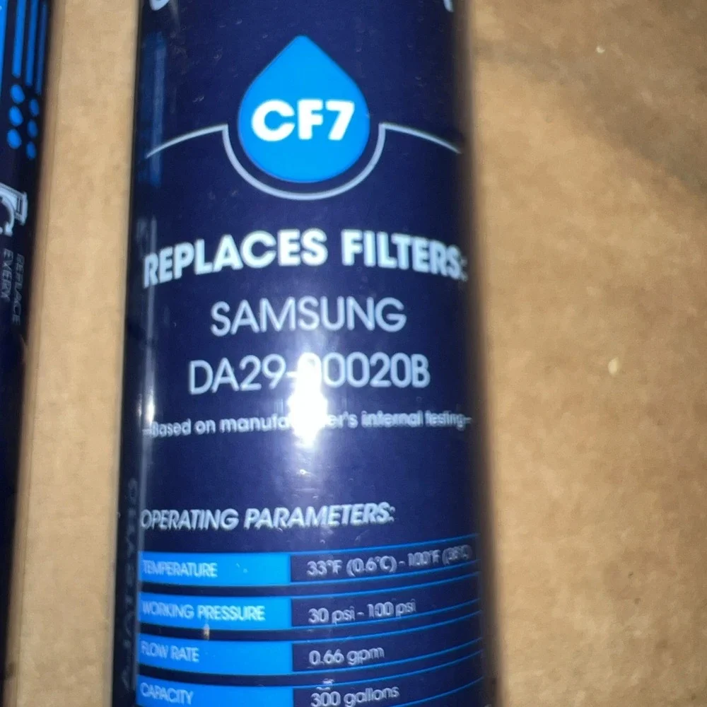 2 - CF7 Crystal Replacement Filter Samsung DA29-00020B Set Of 2